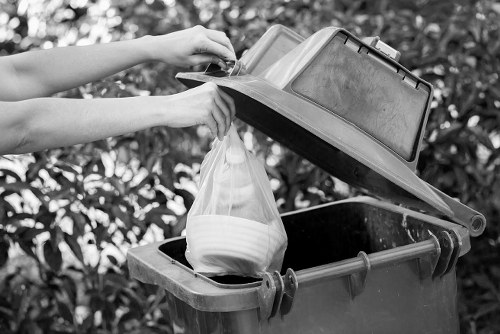Comprehensive office items being cleared in Covent Garden