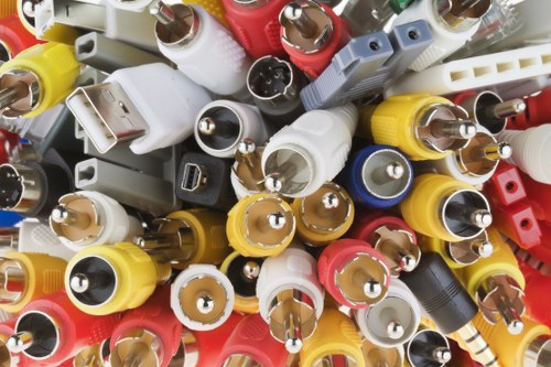 Inspector reviewing waste disposal records during complaint handling